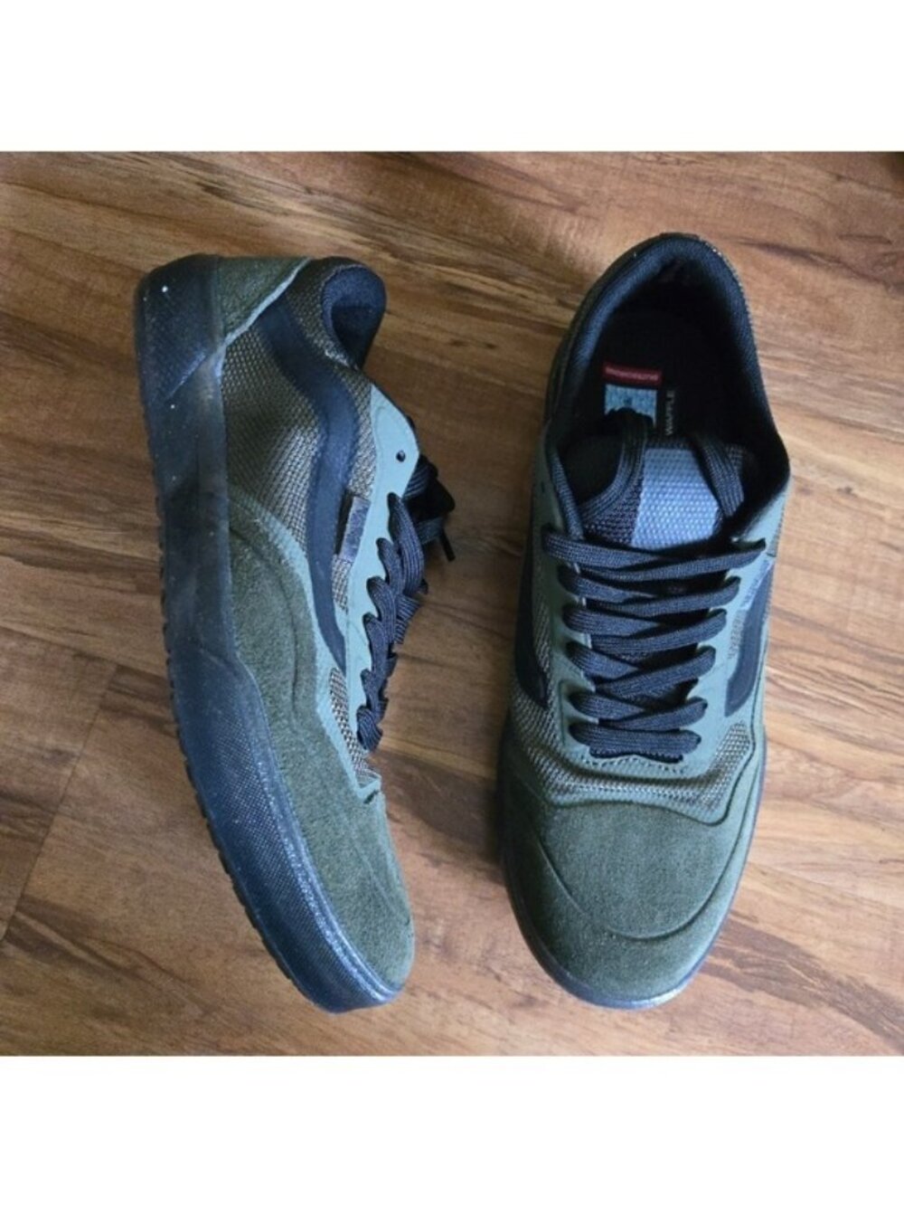 Vans Ave Pro Men Size 7.5 Skateboarding Fatigue Green Ultimatewaffle 0926